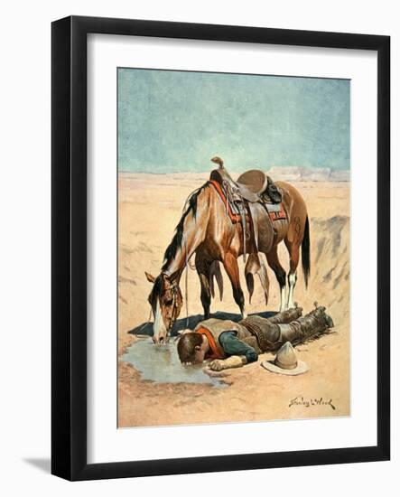 The Water Hole-Stanley L. Wood-Framed Giclee Print