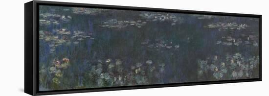 The Water Lilies - Green Reflections, 1914-26 (oil on canvas)-Claude Monet-Framed Premier Image Canvas