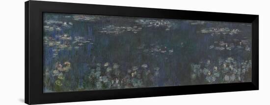 The Water Lilies - Green Reflections, 1914-26 (oil on canvas)-Claude Monet-Framed Giclee Print