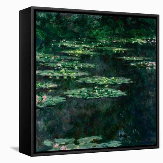 The Water Lilies (Les Nymphéa)-Claude Monet-Framed Premier Image Canvas