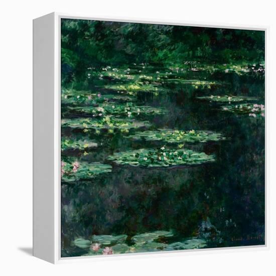 The Water Lilies (Les Nymphéa)-Claude Monet-Framed Premier Image Canvas