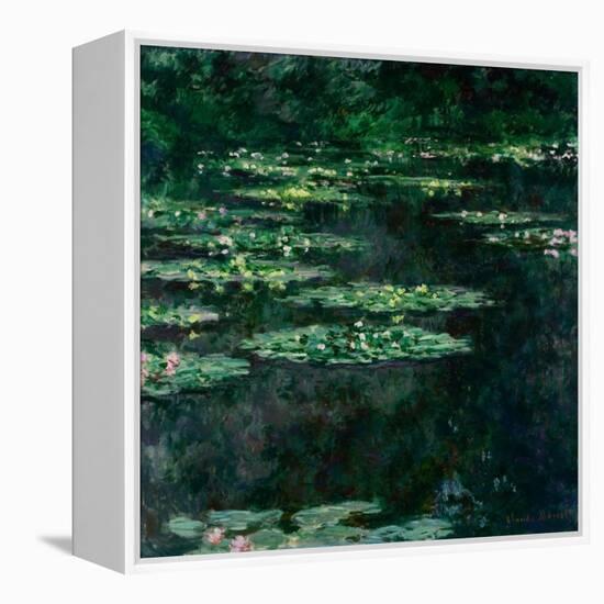 The Water Lilies (Les Nymphéa)-Claude Monet-Framed Premier Image Canvas