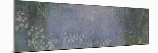 The Water Lilies - Tree Reflections, 1914-26 (oil on canvas)-Claude Monet-Mounted Giclee Print