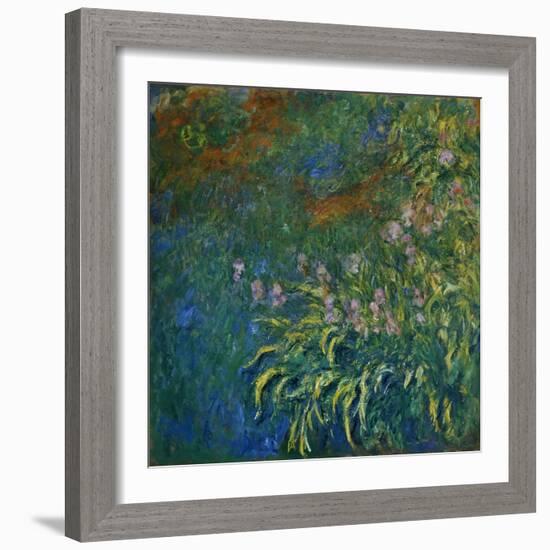 The Water Lily Pond, 1919-1925-Claude Monet-Framed Giclee Print