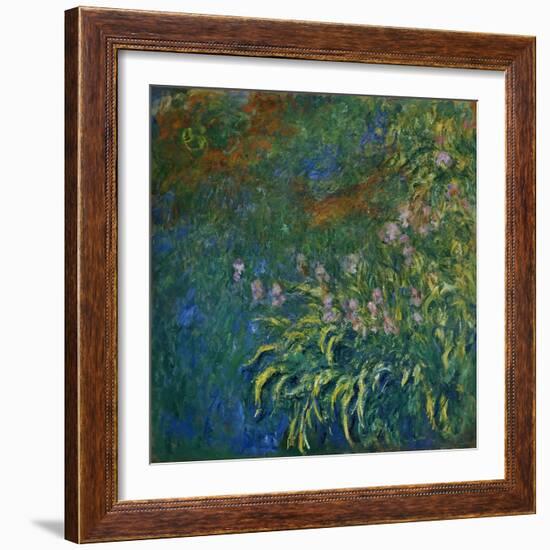 The Water Lily Pond, 1919-1925-Claude Monet-Framed Giclee Print