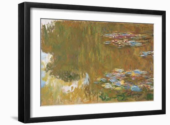 The Water Lily Pond, Ca 1917-1919-Claude Monet-Framed Giclee Print