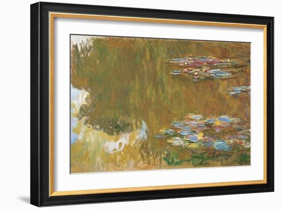 The Water Lily Pond, Ca 1917-1919-Claude Monet-Framed Giclee Print