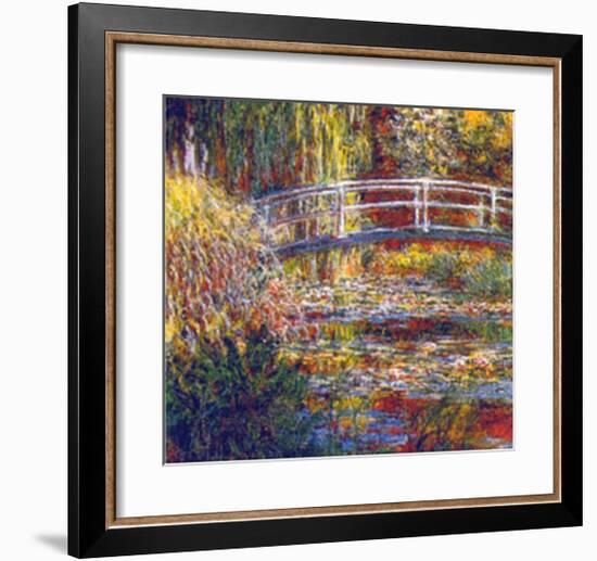 The Water Lily Pond-Claude Monet-Framed Art Print