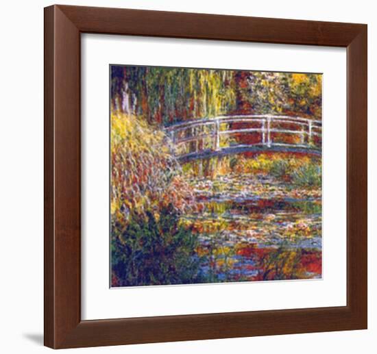 The Water Lily Pond-Claude Monet-Framed Art Print