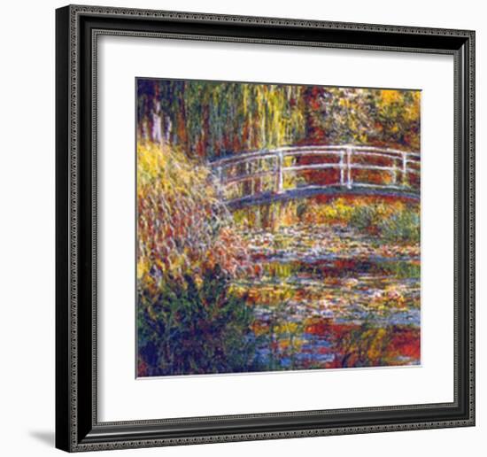 The Water Lily Pond-Claude Monet-Framed Art Print