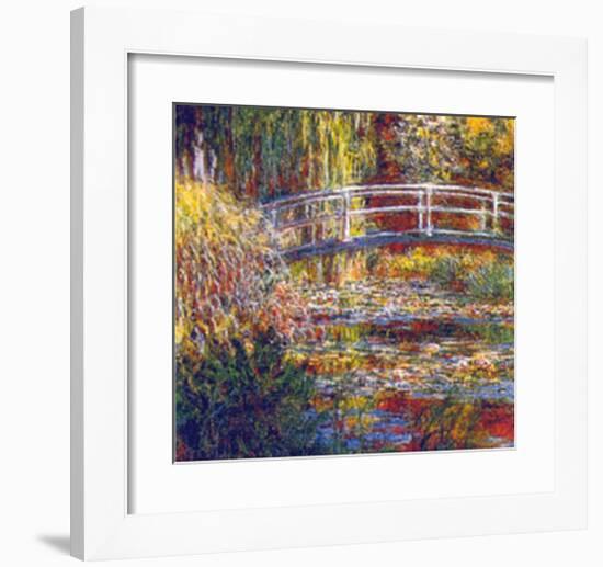 The Water Lily Pond-Claude Monet-Framed Art Print