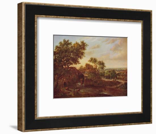 'The Water Mill, Carshalton', 1830, (c1915)-Patrick Nasmyth-Framed Giclee Print