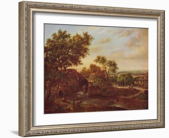 'The Water Mill, Carshalton', 1830, (c1915)-Patrick Nasmyth-Framed Giclee Print