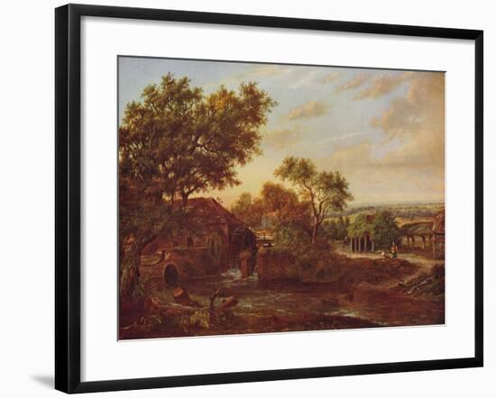 'The Water Mill, Carshalton', 1830, (c1915)-Patrick Nasmyth-Framed Giclee Print