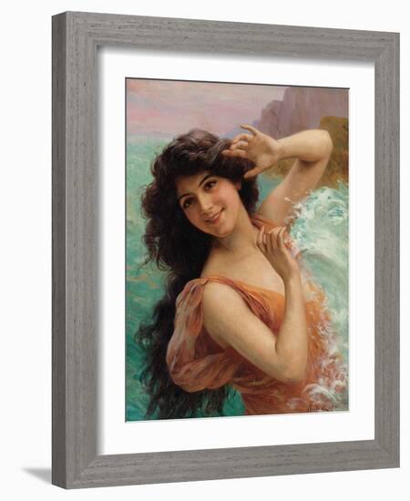 The Water Nymph-Francois Martin-kavel-Framed Giclee Print