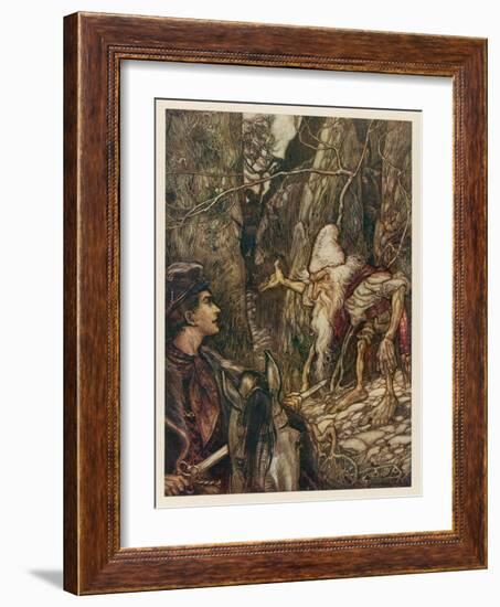 The Water of Life-Arthur Rackham-Framed Art Print