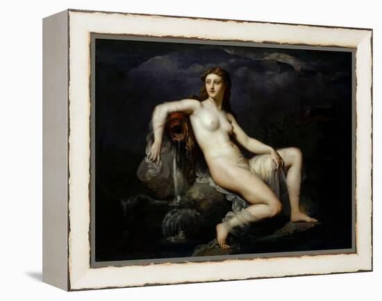 The Water or the Source (L'Eau Ou La Sourc)-Henri Lehmann-Framed Premier Image Canvas