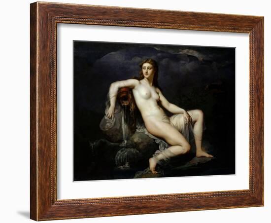 The Water or the Source (L'Eau Ou La Sourc)-Henri Lehmann-Framed Giclee Print