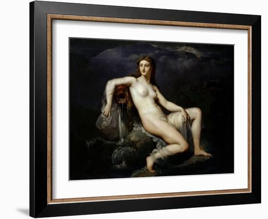 The Water or the Source (L'Eau Ou La Sourc)-Henri Lehmann-Framed Giclee Print