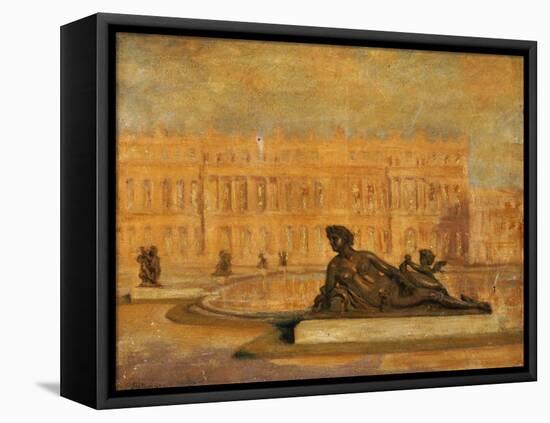 The Water Parterre at Versaille-Jean Altamura-Framed Premier Image Canvas