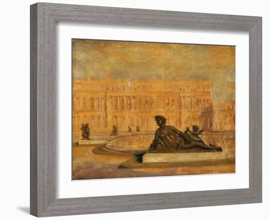 The Water Parterre at Versaille-Jean Altamura-Framed Giclee Print