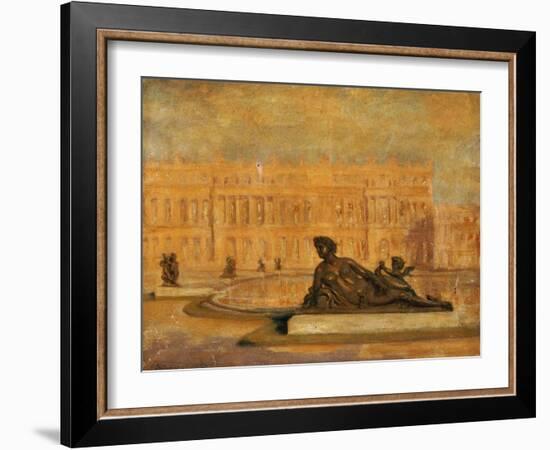 The Water Parterre at Versaille-Jean Altamura-Framed Giclee Print