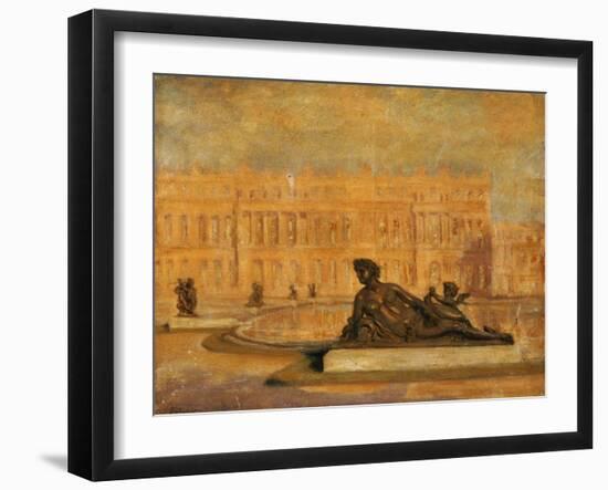 The Water Parterre at Versaille-Jean Altamura-Framed Giclee Print