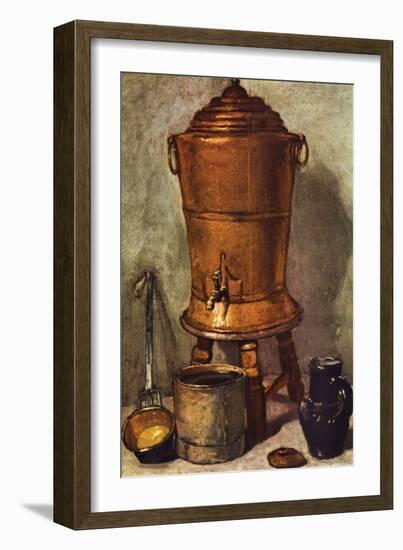 The Water Tank-Jean-Baptiste Simeon Chardin-Framed Art Print