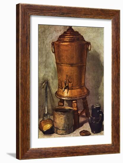 The Water Tank-Jean-Baptiste Simeon Chardin-Framed Art Print