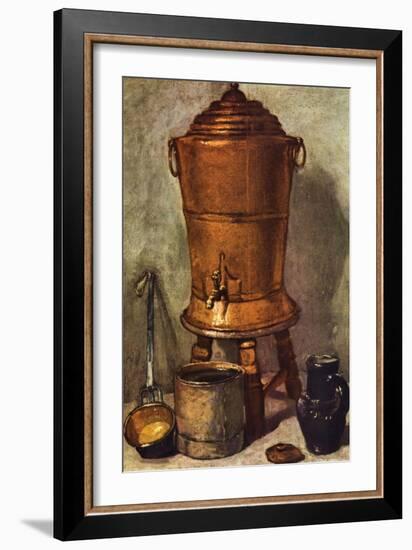 The Water Tank-Jean-Baptiste Simeon Chardin-Framed Art Print