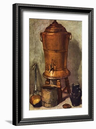 The Water Tank-Jean-Baptiste Simeon Chardin-Framed Art Print