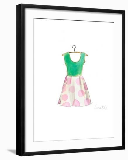 The Watercolor Dresses IV-Lanie Loreth-Framed Art Print