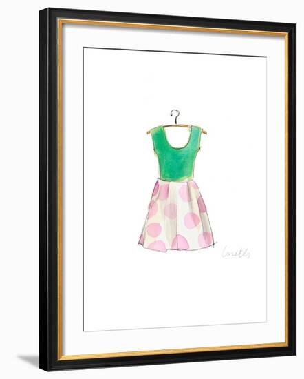 The Watercolor Dresses IV-Lanie Loreth-Framed Art Print