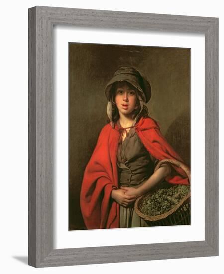 The Watercress Girl-Johann Zoffany-Framed Giclee Print