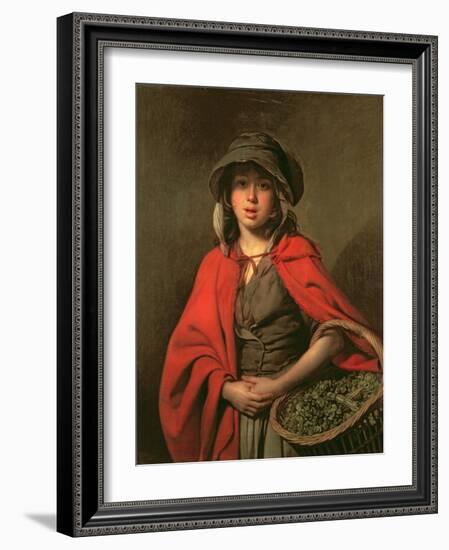 The Watercress Girl-Johann Zoffany-Framed Giclee Print