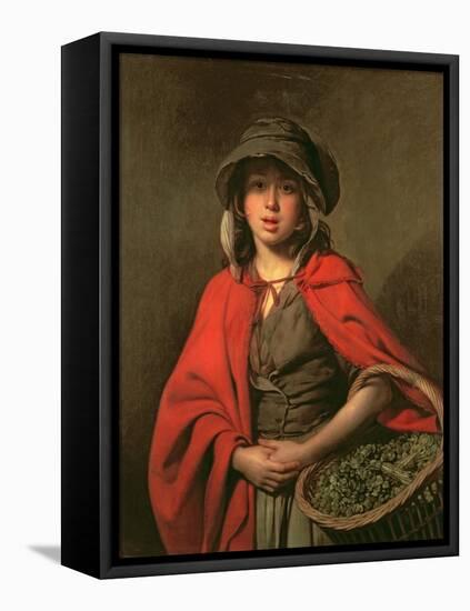The Watercress Girl-Johann Zoffany-Framed Premier Image Canvas