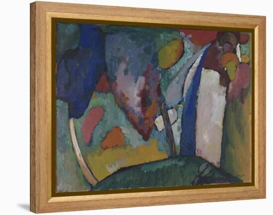 The Waterfall, 1909 (Oil on Pasteboard)-Wassily Kandinsky-Framed Premier Image Canvas