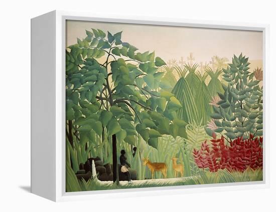 The Waterfall, 1910-Henri Rousseau-Framed Premier Image Canvas