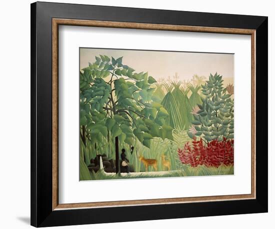 The Waterfall, 1910-Henri Rousseau-Framed Giclee Print