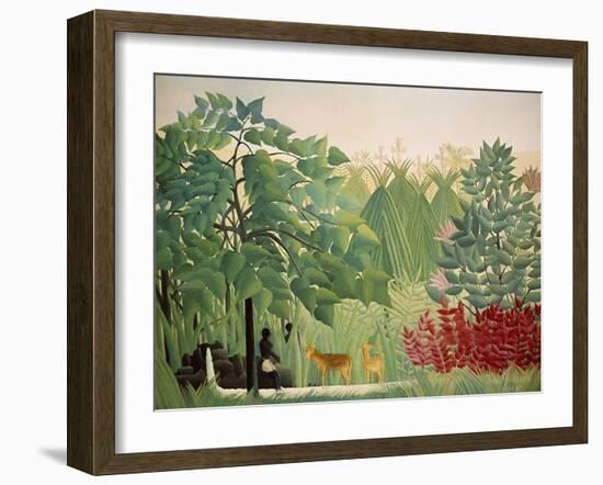 The Waterfall, 1910-Henri Rousseau-Framed Giclee Print