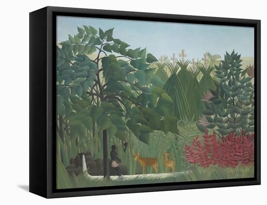 The Waterfall, 1910-Henri Rousseau-Framed Premier Image Canvas