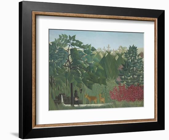 The Waterfall, 1910-Henri Rousseau-Framed Giclee Print