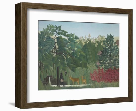 The Waterfall, 1910-Henri Rousseau-Framed Giclee Print