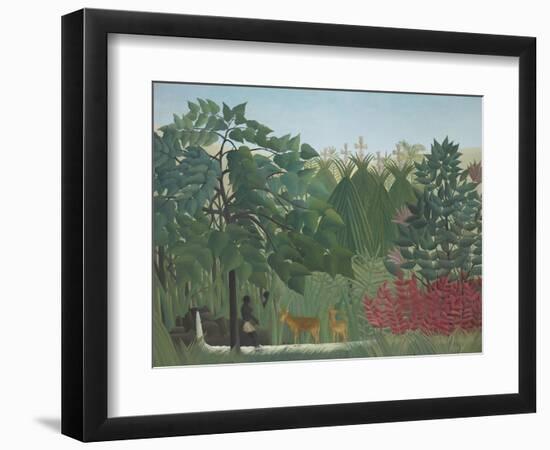 The Waterfall, 1910-Henri Rousseau-Framed Giclee Print