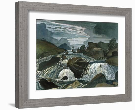 The Waterfall-James Dickson Innes-Framed Giclee Print