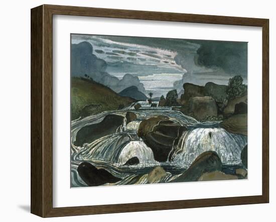 The Waterfall-James Dickson Innes-Framed Giclee Print