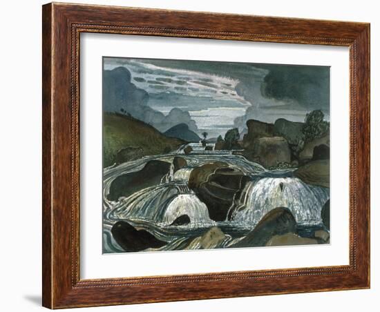 The Waterfall-James Dickson Innes-Framed Giclee Print