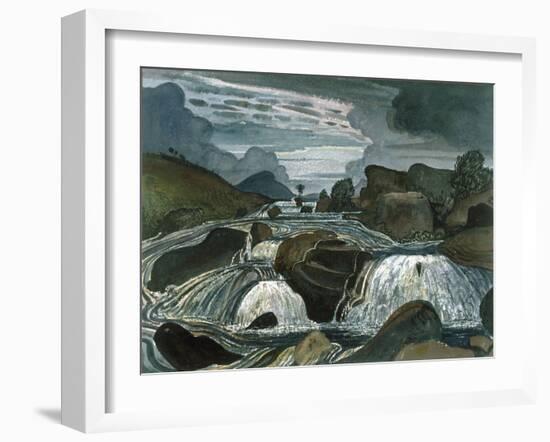 The Waterfall-James Dickson Innes-Framed Giclee Print