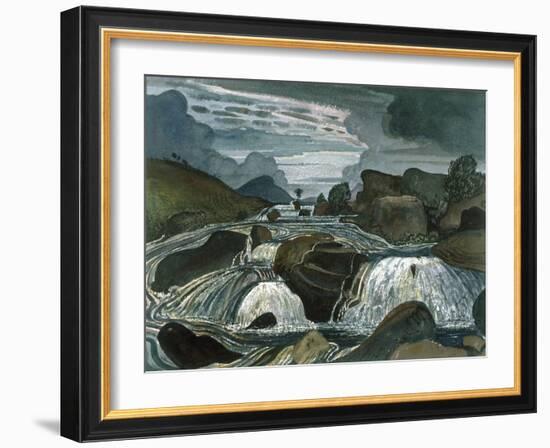 The Waterfall-James Dickson Innes-Framed Giclee Print