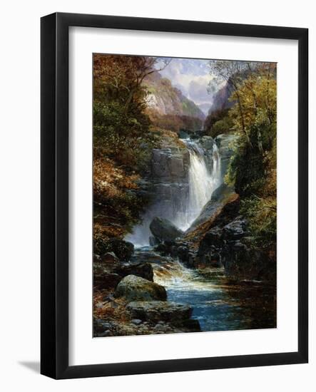 The Waterfall-Clarence Roe-Framed Giclee Print